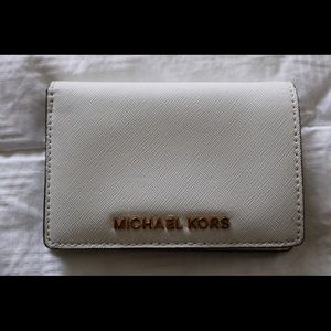 michael kors optic white wallet